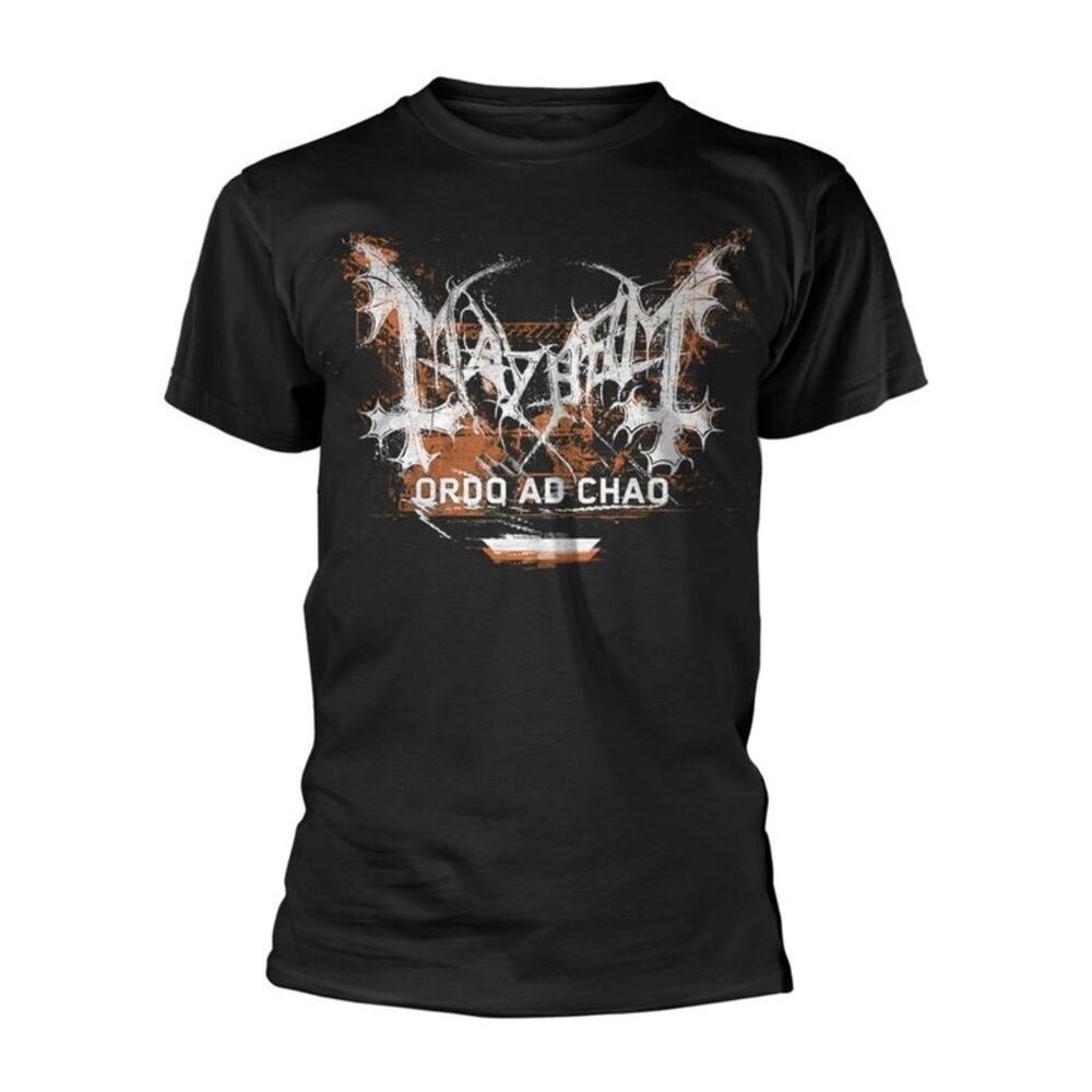 Mayhem Unisex Adult Ordo Ad Chao Logo T-Shirt / Black